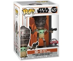 Funko Set figure POP &amp; Tee Star Wars IG-11 With the Child Exclusive