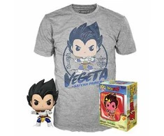 Funko Set POP figure &amp; Tee Dragon Ball Z Vegeta