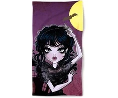 Rankšluostis Gothic Girl microfibre beach towel, 70x140 cm