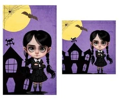 Rankšluostis Gothic Girl set 2 cotton bath towels