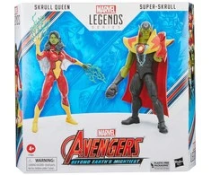Hasbro Marvel Avengers Beyond Earth Mightiest Skrull Queen &amp; Super Skrull figures 15cm