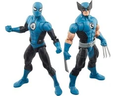 Hasbro Marvel Fantastic four Wolverine Spiderman pack 2 figures 15cm