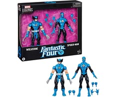 Hasbro Marvel Fantastic four Wolverine Spiderman pack 2 figures 15cm