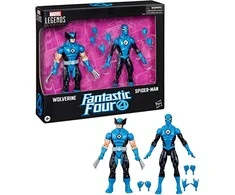 Hasbro Marvel Fantastic four Wolverine Spiderman pack 2 figures 15cm