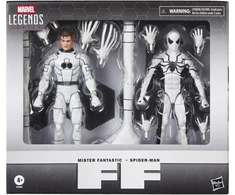 Hasbro Marvel Legends Series Fantastic Four Mister Fantastic &amp; Spiderman set 2 figures 15cm