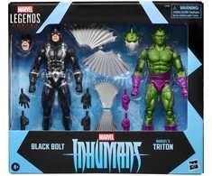 Hasbro Marvel Legends Series Inhumans Juodas Bolt &amp; Triton pack 2 figures 15cm