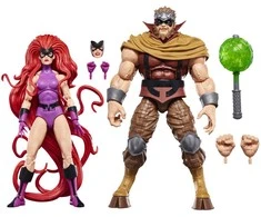 Hasbro Marvel Legends Series Inhumans Medusa &amp; Gorgon pack 2 figures