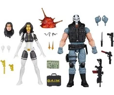 Hasbro Marvel Legends Series Super Villains Madame Masque &amp; Crossbones pack 2 figures 15cm