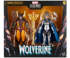 Hasbro Marvel Legends Series Wolverine &amp; Lilandra Neramani pack figures 15cm
