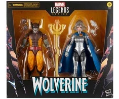 Hasbro Marvel Legends Series Wolverine &amp; Lilandra Neramani pack figures 15cm