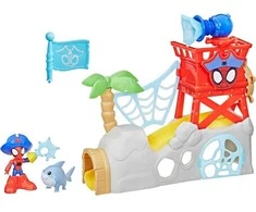 Hasbro SPIDER-MAN SPIDEY AND HIS AMAZING FRIENDS Rinkinys „Žmogaus-voro sala“