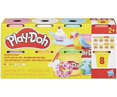 Usorteret Play-Doh 8 vnt. pakuotė, po 680 g – vaivorykštės spalvos
