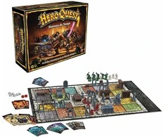 Hasbro Spanish Avalon Hill Dungeon Adventures HeroQuest board game