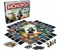 Hasbro Spanish Star Wars Boba Fett Monopoly game