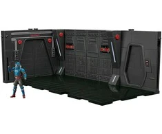 Hasbro Star Wars Playset Moff Gideons Imperial Light Cruiser Hallway + Mandalorian Privateer figure 9,5cm