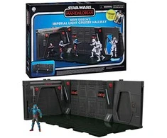 Hasbro Star Wars Playset Moff Gideons Imperial Light Cruiser Hallway + Mandalorian Privateer figure 9,5cm