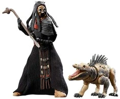 Hasbro Star Wars The Book of Boba Fett Tusken Warrior &amp; Massiff figures 9,5cm