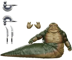 Hasbro Star Wars The Mandalorian and Grog Rotta The Hutt figure 16cm