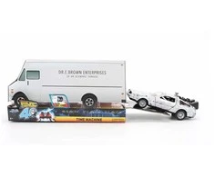 Jada Toys Back to the Future 40th Anniversary Time Machine Ice Effect Dlorean replica