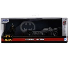 Jada Toys DC Comics Batmovil 1989 metal car + Batman figure set