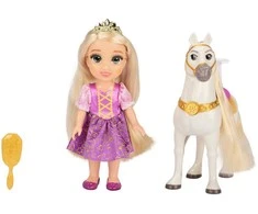 Jakks Pacific Disney Tangled Rapunzel + Maximus doll 15cm