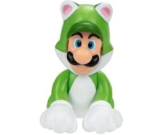 Jakks Pacific Nintendo Super Mario Cat Luigi figure 6,5cm