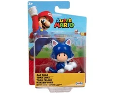 Jakks Pacific Nintendo Super Mario Cat Toad figure 6,5cm
