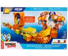Rinkinys Tor Go Go Racers Deluxe Sonic 3 The Hedgehog su mini pojazdem