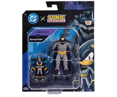 Jakks Pacific Rinkinys figurek Shadow x Batman Sonic the Hedgehog x DC Comics