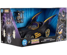 Jakks Pacific Sonic The Hedgehog Shadow Batman figure + Batmobile
