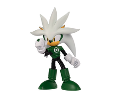 Jakks Pacific Figūrėlė Sonic The Hedgehog Sidabrinis x Zielona Latarnia Crossover 14 cm