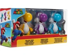 Jakks Pacific Super Mario Bros Yoshi pack 3 figures 10cm