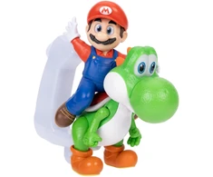 Jakks Pacific The Super Mario Galaxy Movie - Mario Riding Feature Yoshi (432814)