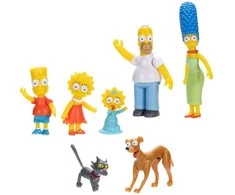 Jakks Pacific The Simpsons Family pack 7 figures 6cm