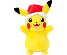 Jazwares Pokemon Christmas Pikachu plush toy 20cm