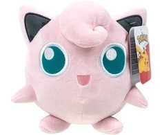 Minkštas pliušinis žaislas Jazwares Pokemon Jigglypuff, Rožinės spalvos (20 cm)