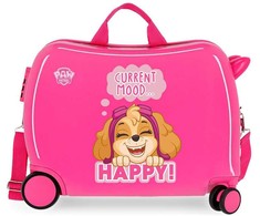 Joumma Bags Vaikiškas kelioninis lagaminas ant ratukų / PAW PATROL Rožinė ride-on, 38L, 21998