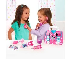 justplay Disney Minnie Mouse didelis medicinos rinkinys gydytojo pirmosios pagalbos vaistinėlė 8 dienos šviesos/garso
