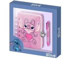 Karactermania Disney Stitch Disney Angel Heart Plush diary + pen