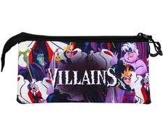 Karactermania Disney Villains triple pencil case