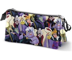 Karactermania Disney Villains triple pencil case