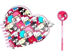 Karactermania Hello Kitty Friends diary + pen set