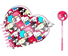 Karactermania Hello Kitty Friends diary + pen set