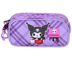Karactermania Hello Kitty Kuromi triple pencil case