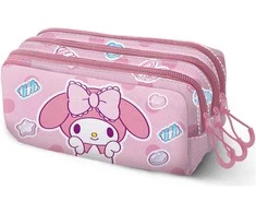 Karactermania Hello Kitty My Melody triple pencil case