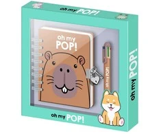 Karactermania Oh My Pop! Capibara Diary + pen