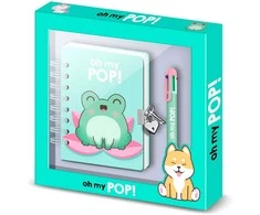 Karactermania Oh My Pop! Froggy Diary + pen