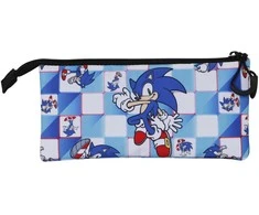 Karactermania Sonic The Hedgehog Mėlyna Lay triple pencil case