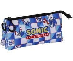 Karactermania Sonic The Hedgehog Mėlyna Lay triple pencil case