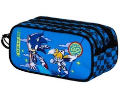 Karactermania Sonic the Hedgehog triple pencil case